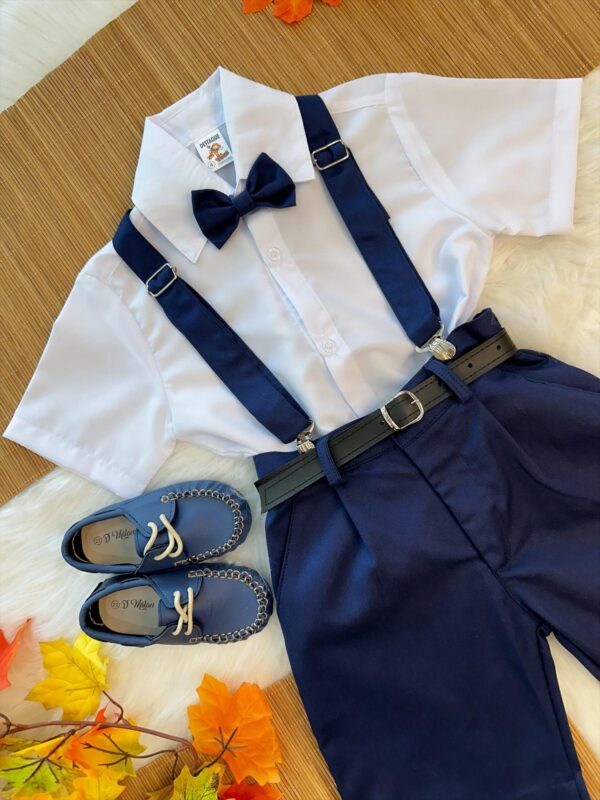 Conjunto Social Azul Marinho - Image 4