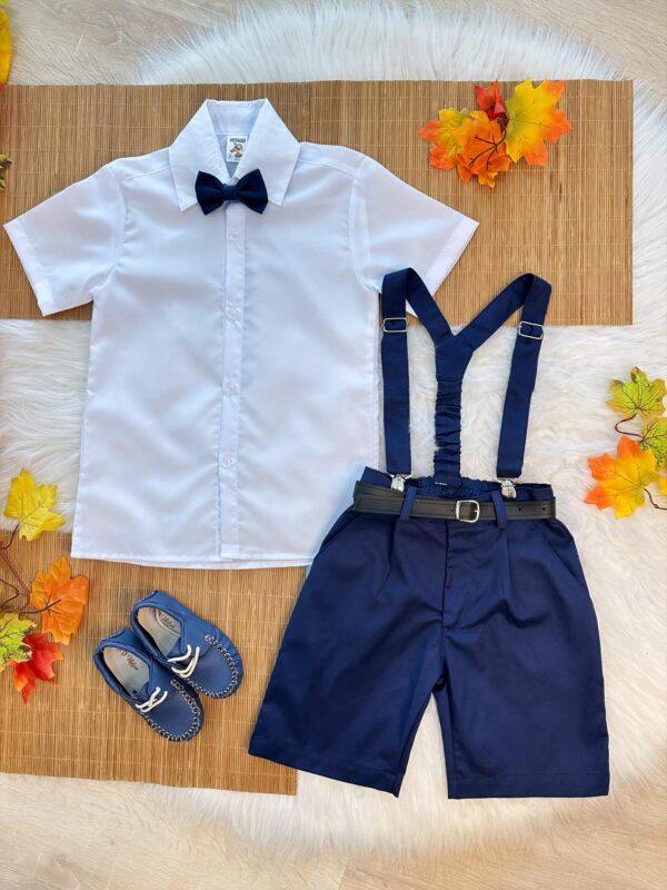 Conjunto Social Azul Marinho - Image 3