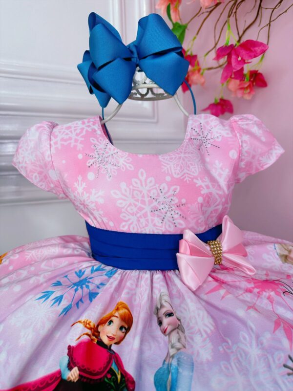 Vestido Frozen Rosa - Image 3