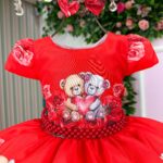 Vestido Ursinhos Vermelho Natal - Image 3