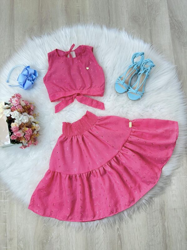 Conjunto Cropped e Saia - Imagem 2