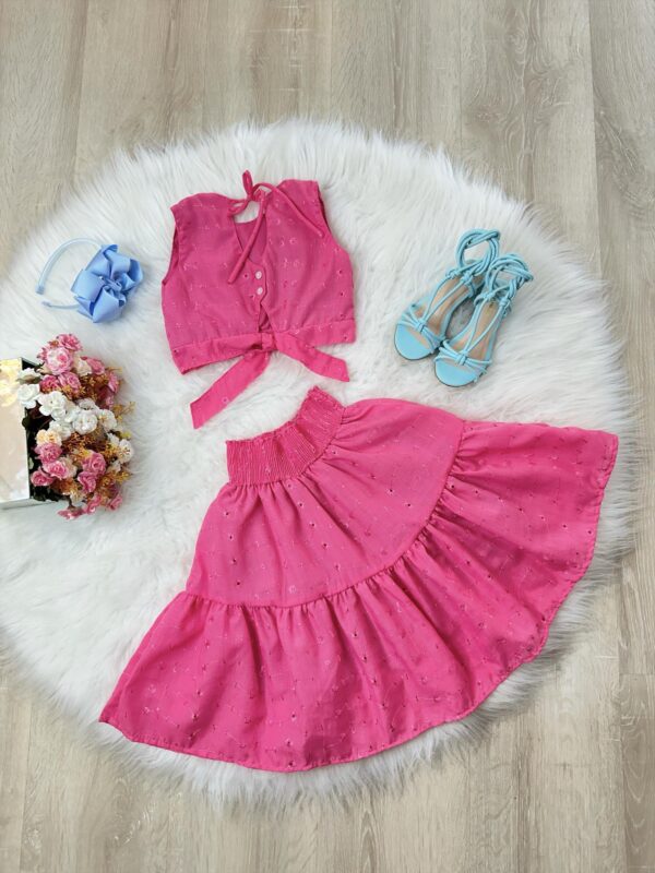 Conjunto Cropped e Saia - Imagem 3