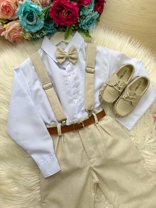 Conjunto Miss Cherry Meninos Social Linho Vitor - Image 2