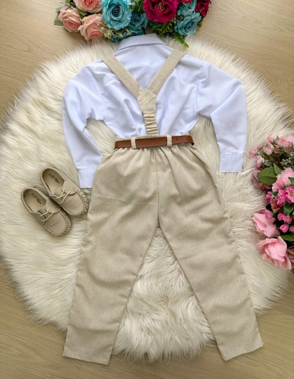 Conjunto Miss Cherry Meninos Social Linho Vitor - Image 3