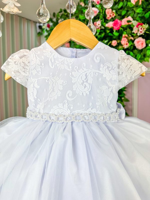 Vestido Marie Bebe Rendado Branco - Image 2