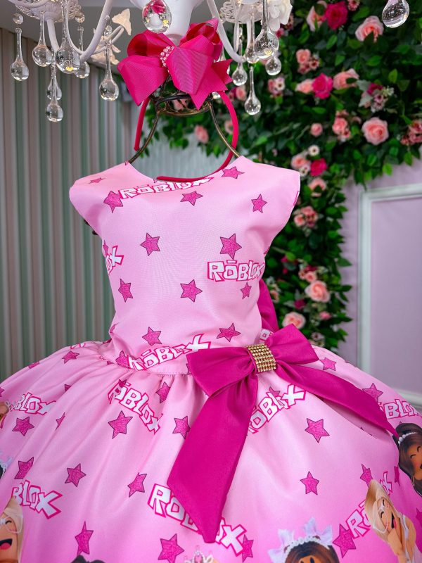 Vestido Roblox Rosa - Image 3