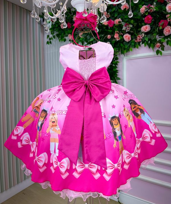 Vestido Roblox Rosa - Image 5