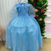 Vestido Fantasia Elsa Frozen Longa - Image 5