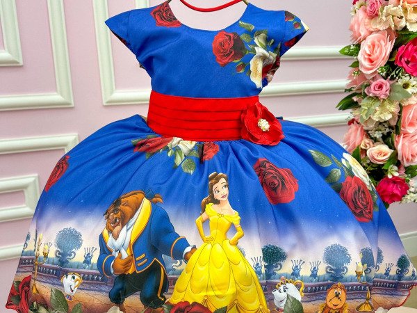 Vestido Temáticos da Gigi A Bela e a Fera