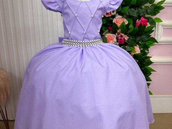 Vestido Ysa Kids Ariane Longo Lavanda