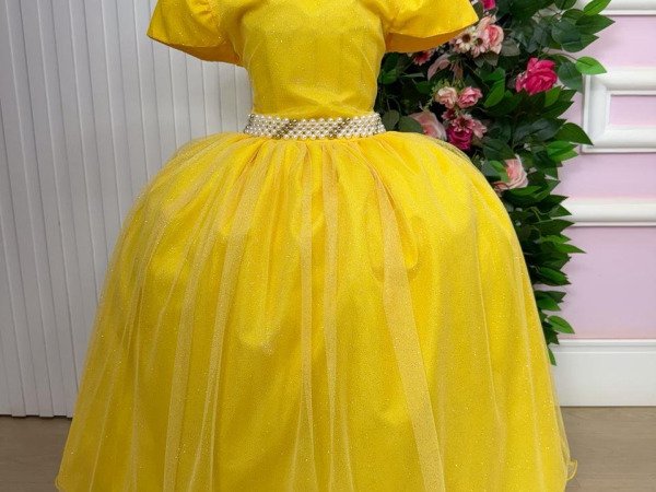 Vestido Marie Longo Heloisa Amarelo