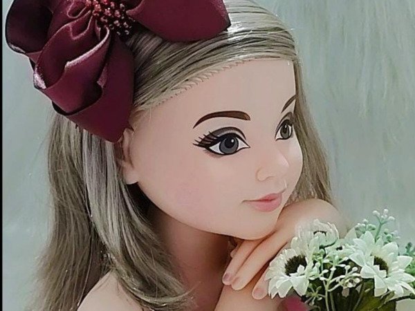 Tiara Belli Marsala Laço Miolo de Perolas