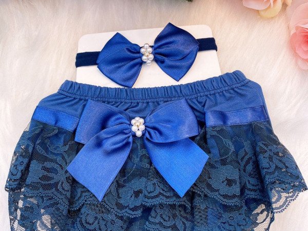 Kit Bunda Rica Azul Royal/Calcinha