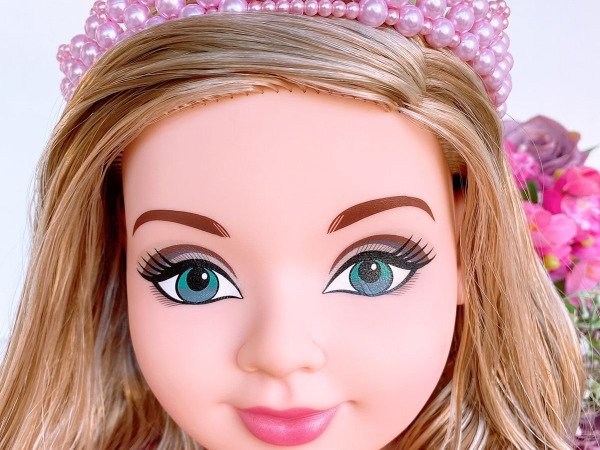 Coroa Pequena Belli Rosa Perolas