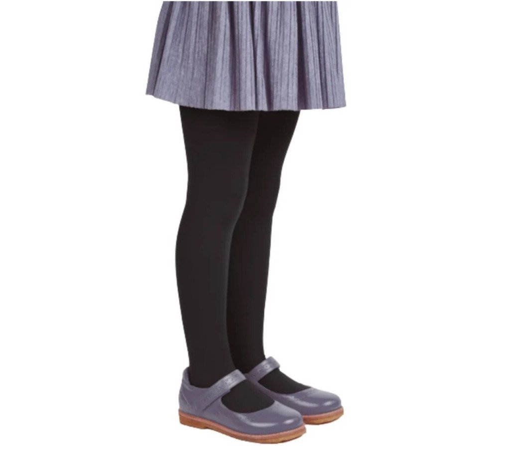 Meia Calça Fio 40 Trifil Juvenil Preta Lisa