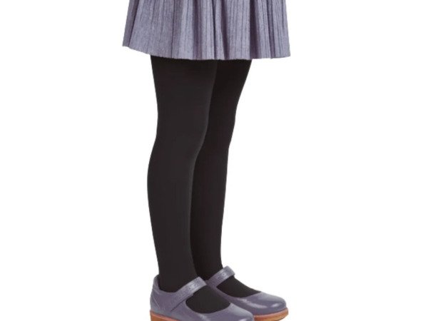 Meia Calça Fio 40 Trifil Juvenil Preta Lisa