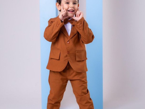 Conjunto Miss Cherry Social Terno – Blaizer Caramelo