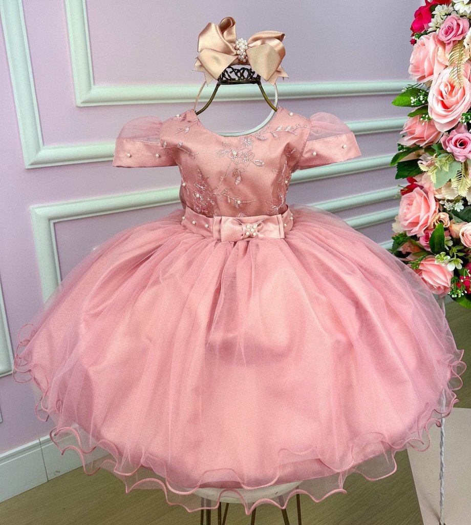 Vestido Marie Rose Laço Bella