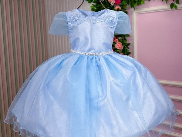 Vestido Marie Azul Bebe Carina
