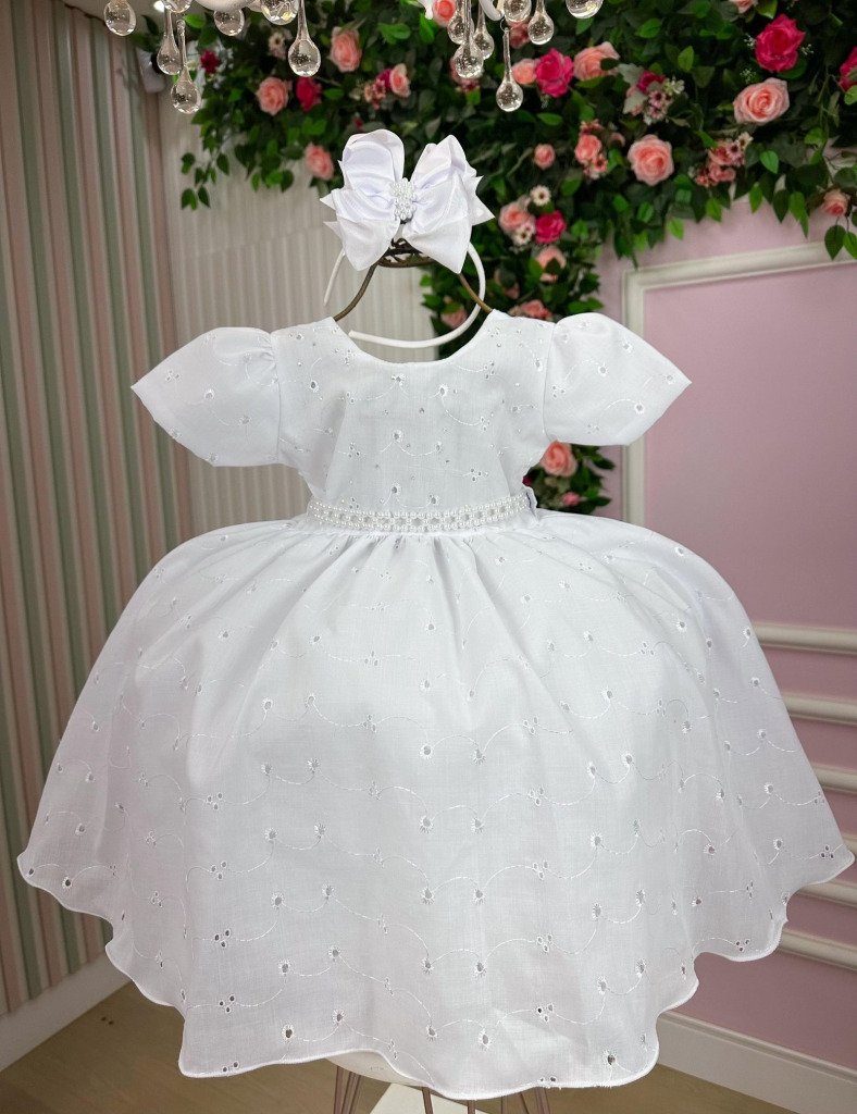 Vestido Miss Cherry Cristal Lese – Laise Branco