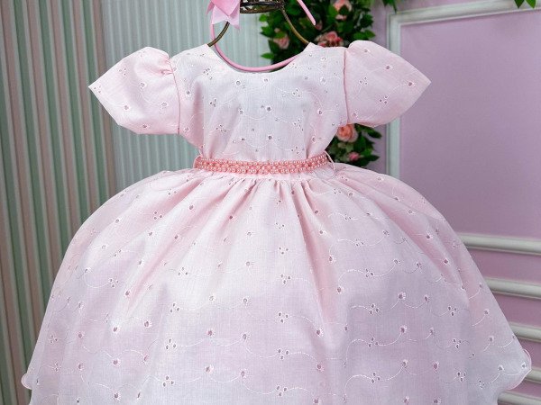 Vestido Miss Cherry Cristal Lese – Laise Rosa Bebe