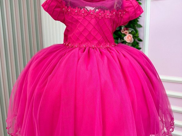 Vestido Menina Bonita Luna Pink