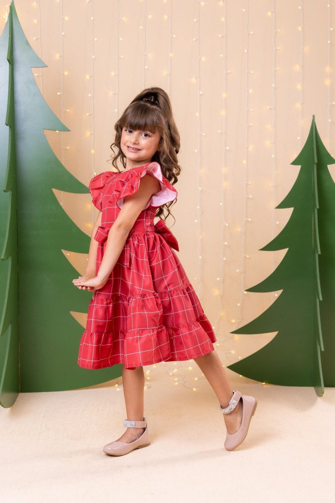 Vestido Banana Club Natal Patty Vermelho