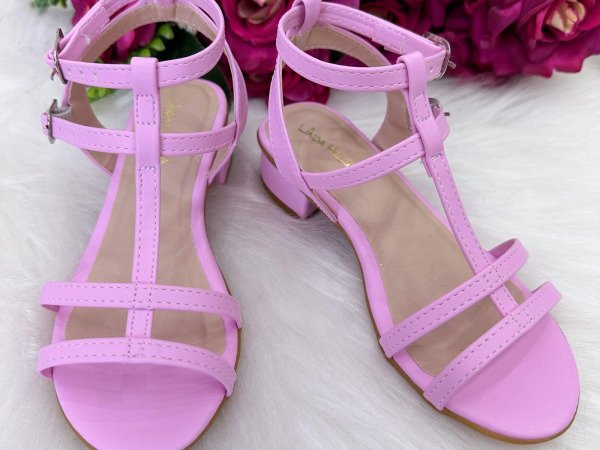 Sandalia Flor Di Mila Mariana Rosa