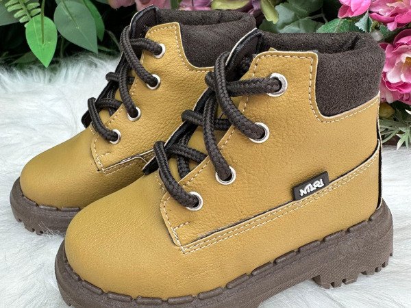 Bota/Coturno Masculina Nilqi Mostarda