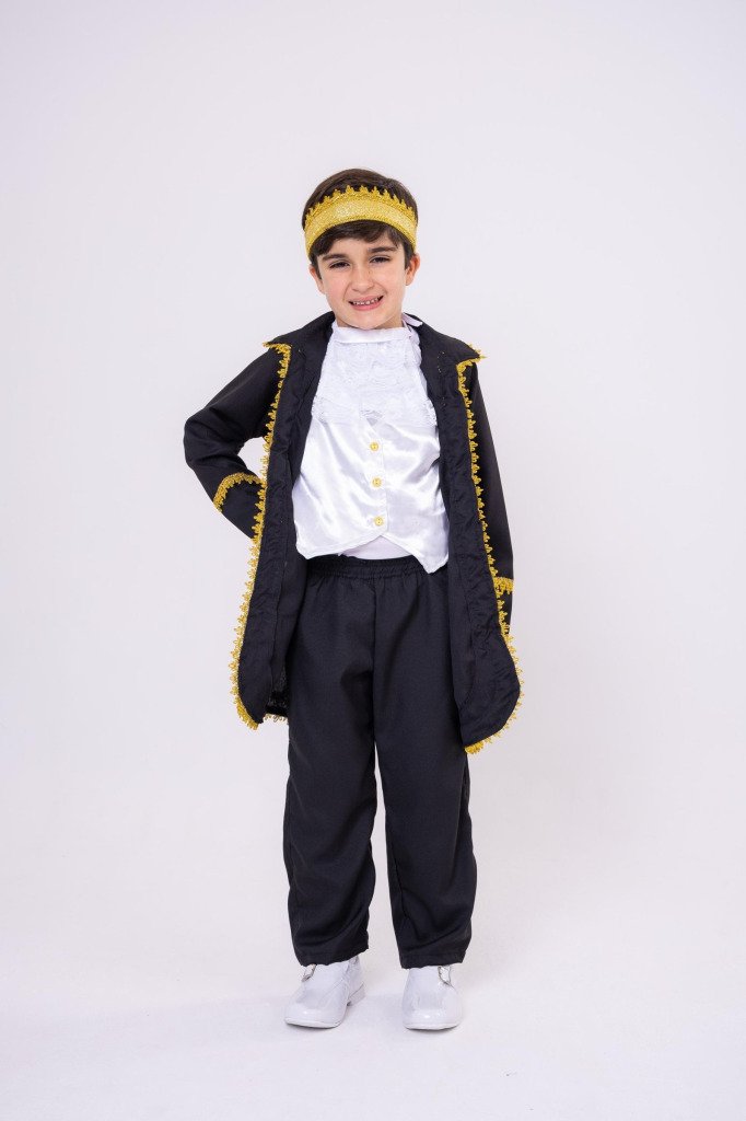 Fantasia Princesa Belli Principe Conde William Preto