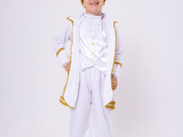 Fantasia Princesa Belli Principe Conde William Branco