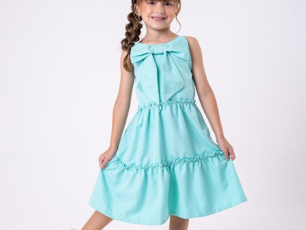 Vestido Blogueirinha Lola Verde Tiffany
