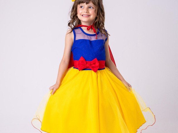 Fantasia Princesa Belli Branca de Neve Modelo 2