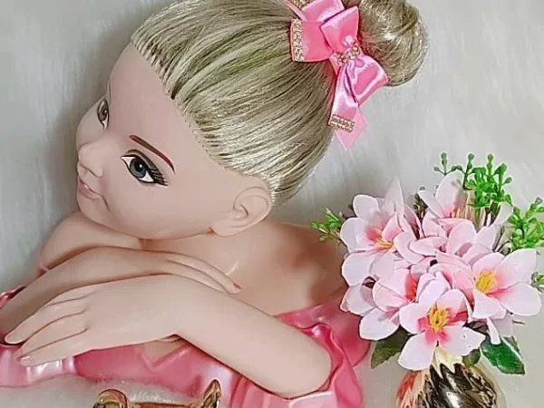 Porta Coque Belli Rosa Queimado Laço Strass