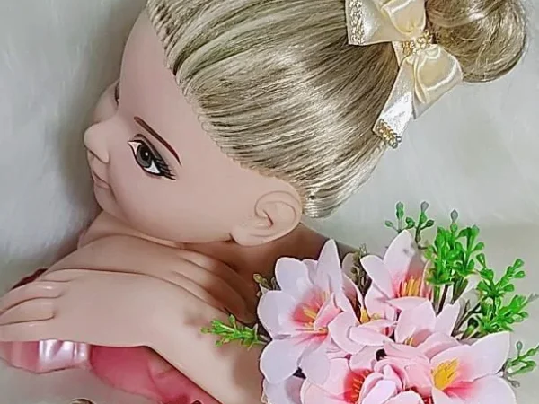 Porta Coque Belli Marfim Laço Strass