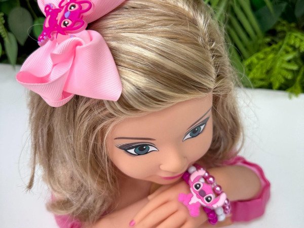 Laço Belli Tematico Angel + Pulseira Rosa