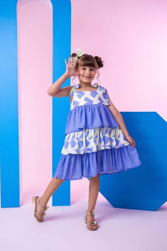 Vestido Banana Club Eloa Azul