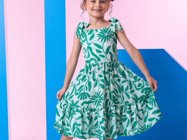 Vestido Banana Club Dandara Verde