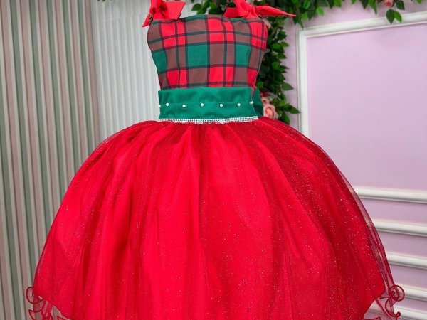 Vestido Marie Aurora Natalino Vermelho – Natal