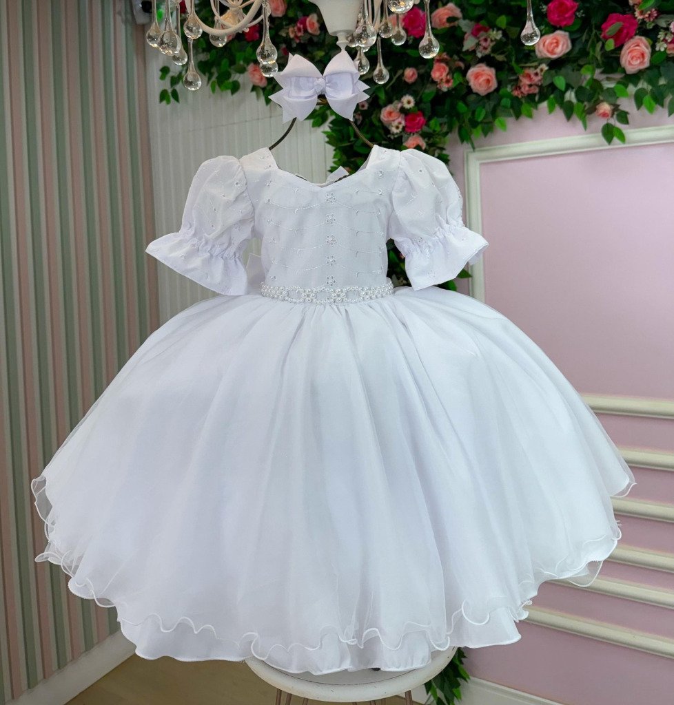 Vestido Bella Child Priscila Branco