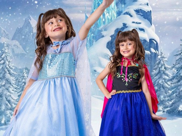 Fantasia Princesa Belli Frozen + Saiote