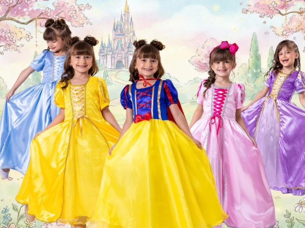 Fantasia Princesa Belli Princesas + Saiote